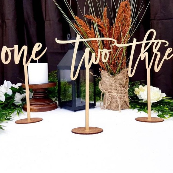 etsy Other - Gold Table Numbers for Wedding🤍